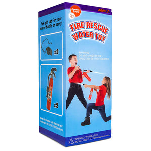 Toy fire extinguishers with Whistles 2 Pack.Shoots Real Water Great for Fireman Toys,Fireman Costume, Bath,Summer, Outdoor and Indoor Play,.