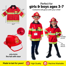 Load image into Gallery viewer, Kids Fireman Costume and Role-Play Toy Accessories ( 10 Pcs )